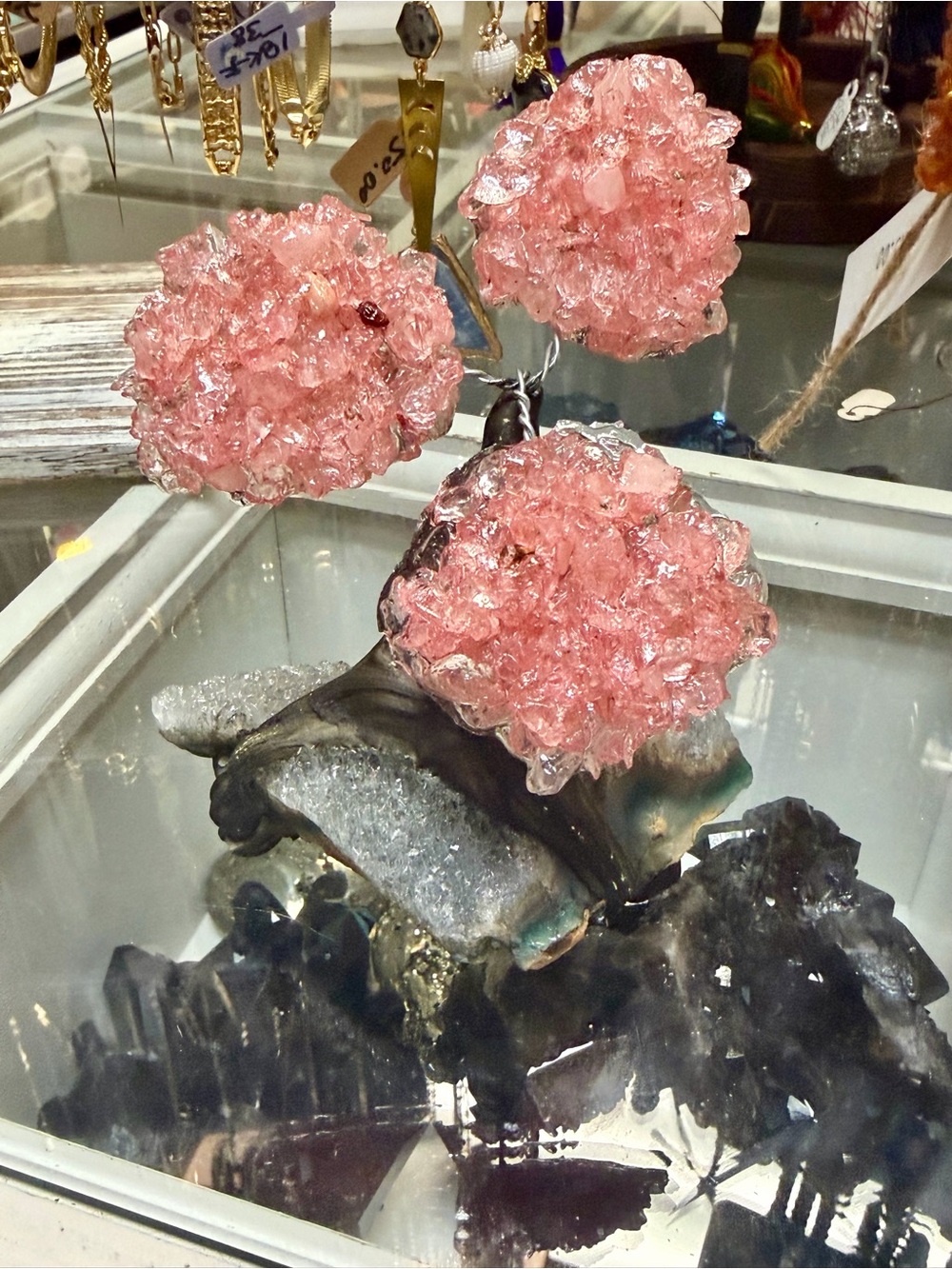 Rose Quartz Tree - Decorative Mineral Display